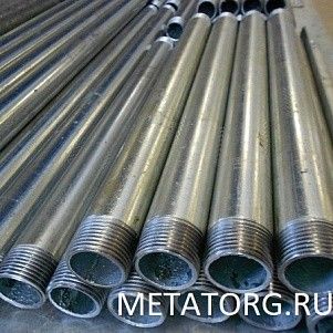 Труба водогазопроводная Ду 25х3.2 с резьбой